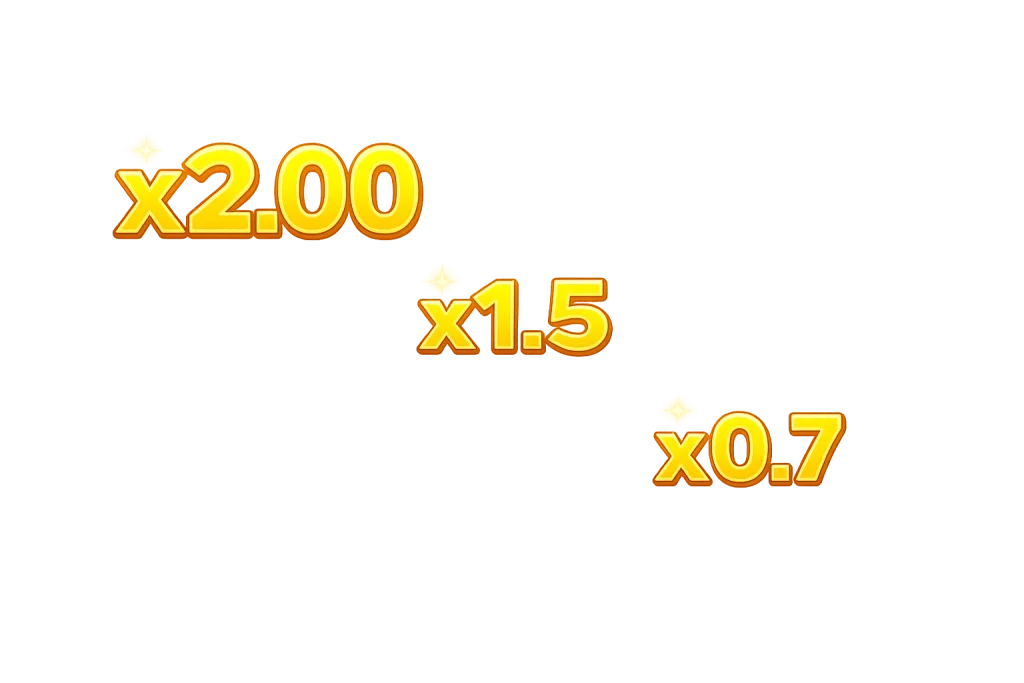 Tower Rush multipliers