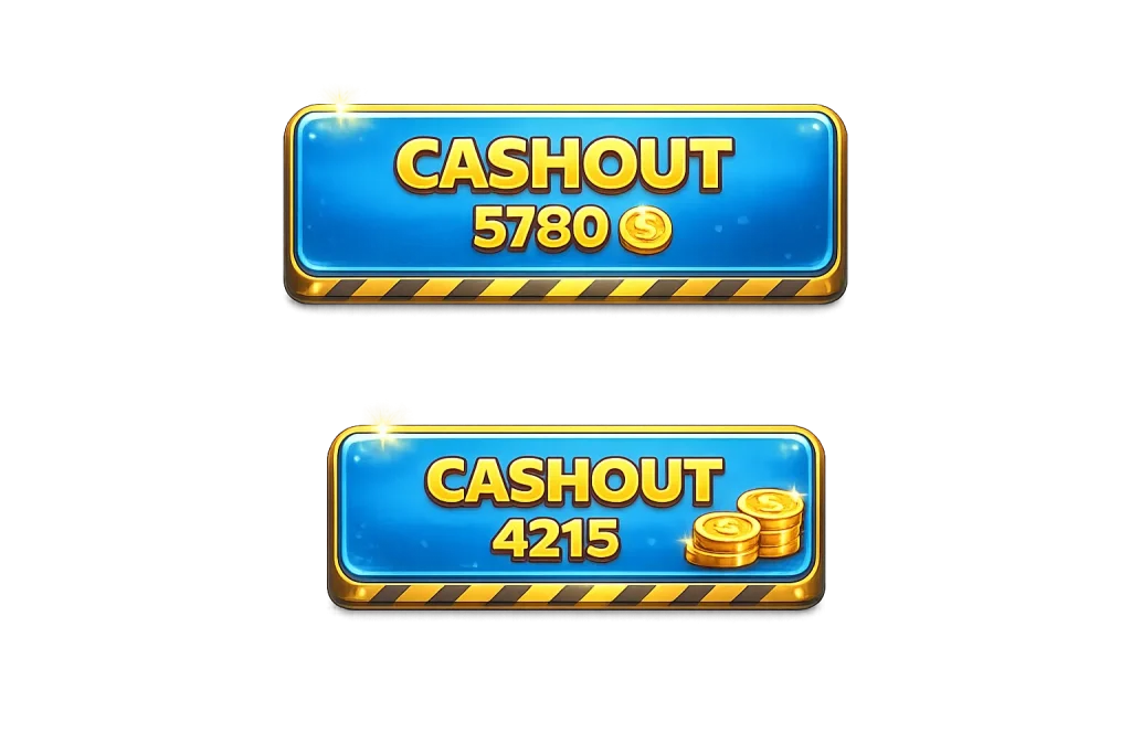Tower Rush Cashout Button